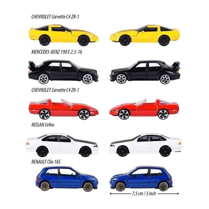 Majorette Caja de 5 coches de rueda libre Youngster SMOB212052021 Años 90 1 Majorette Caja de 5 coches de rueda libre Youngster SMOB212052021 Años 90 1