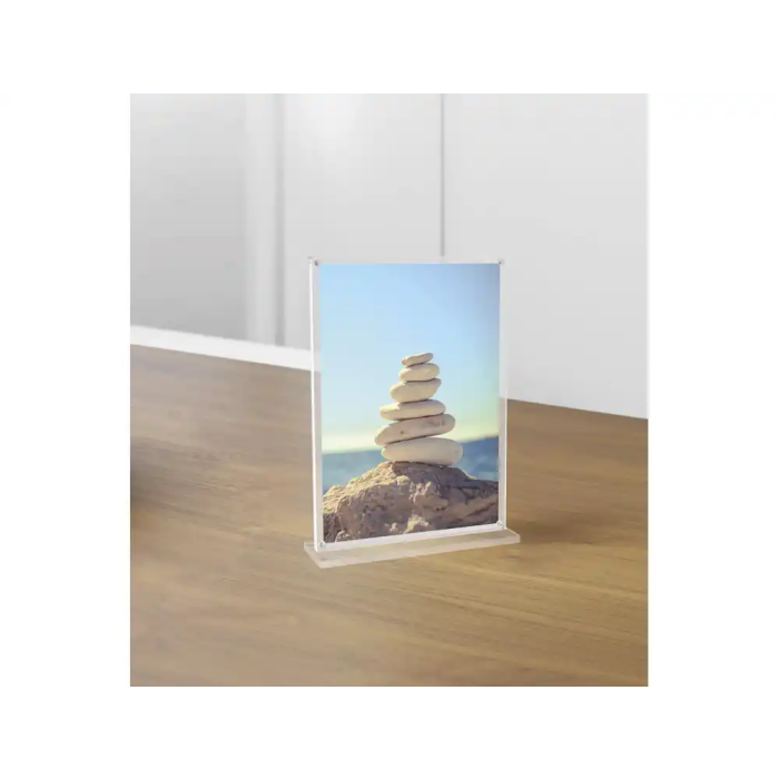 Maul Expositor sobremesa acrílico DIN A5 167x47x230 mm 1