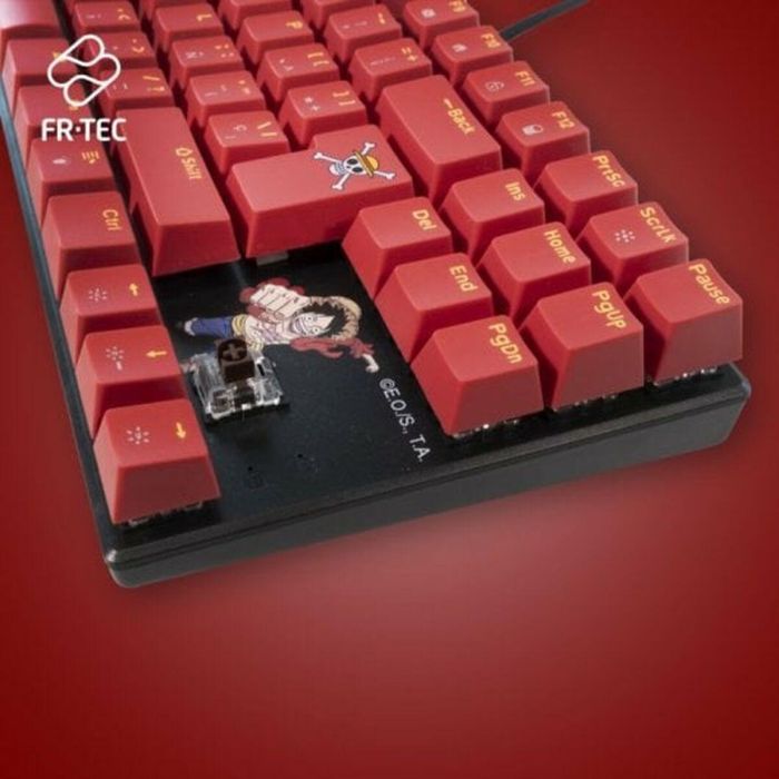 Teclado y Ratón FR-TEC OP4001 QWERTY Burdeos 7