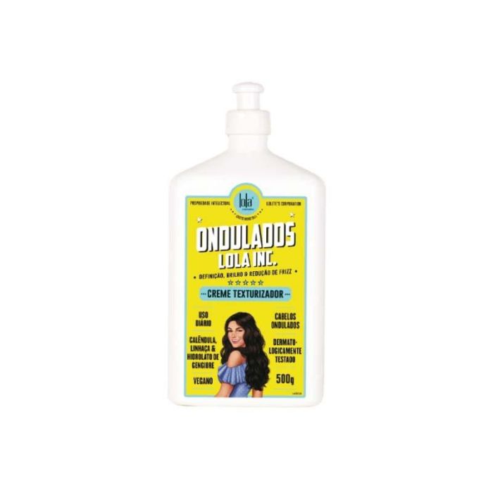 Lola Cosmetics - Crema Texturizadora para Ondas Definidas e Hidratadas, Controla el Frizz, 500g