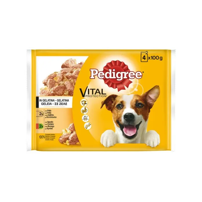 Pedigree Bolsitas 4Pack Pollo Y Pescado 13x4x100 Pedigree Bolsitas 4Pack Pollo Y Pescado 13x4x100