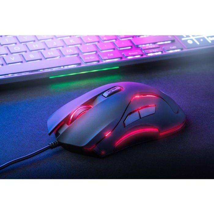 Sandberg Ratón Gamer LightFlow 6D con Luces LED RGB 7 Colores Sandberg Ratón Gamer LightFlow 6D con Luces LED RGB 7 Colores