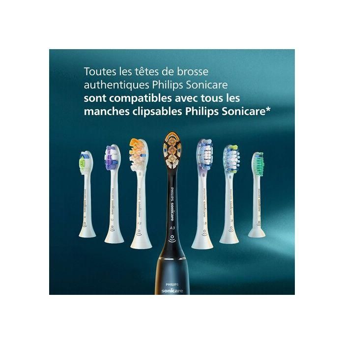 Philips HX9054/88 G3 - Pack 4 Cabezales de Cepillo Eléctrico Negro para Máxima Higiene Bucal 5