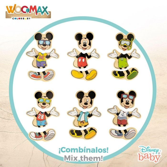 Puzzle Infantil de Madera Disney + 2 Años (12 Unidades) 5 Puzzle Infantil de Madera Disney + 2 Años (12 Unidades) 5