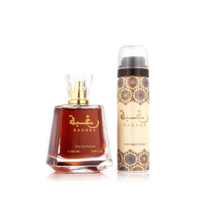 Set de Perfume Unisex Lattafa Raghba EDP 2 Piezas 1 Set de Perfume Unisex Lattafa Raghba EDP 2 Piezas 1