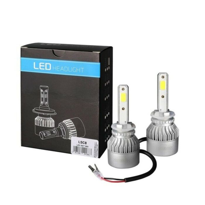 M-Tech MTECLSC8 Kit de LED 880 H27 COB Epistar 80W 10000lm 6500K con Refrigeración Activa - Set de 2 2 M-Tech MTECLSC8 Kit de LED 880 H27 COB Epistar 80W 10000lm 6500K con Refrigeración Activa - Set de 2 2