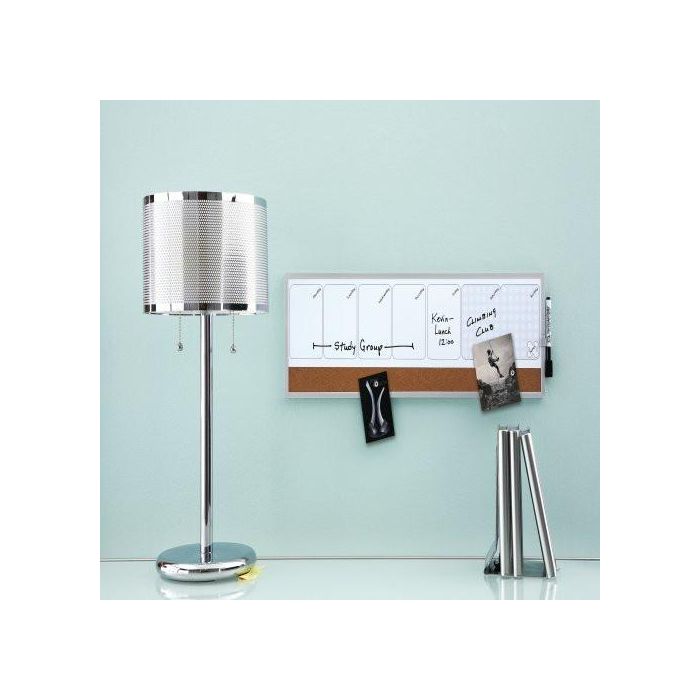 Nobo Planificador Semanal Magnético Pizarra Borrado en Seco y Tablero Corcho Horizontal Marco Aluminio 585x190 mm Oficina 2 Nobo Planificador Semanal Magnético Pizarra Borrado en Seco y Tablero Corcho Horizontal Marco Aluminio 585x190 mm Oficina 2
