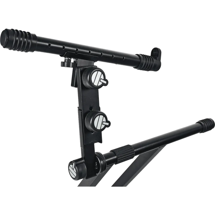 QUIKLOK Soporte Teclado QL642 Formato "X" 2 Niveles Doble Perfil Acero Negro Altura Regulable 2 QUIKLOK Soporte Teclado QL642 Formato "X" 2 Niveles Doble Perfil Acero Negro Altura Regulable 2