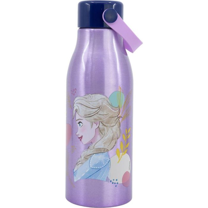 Disney Botella Aluminio Frozen CZ11257 760 ml Asa Silicona Libre BPA Licencia Oficial 3