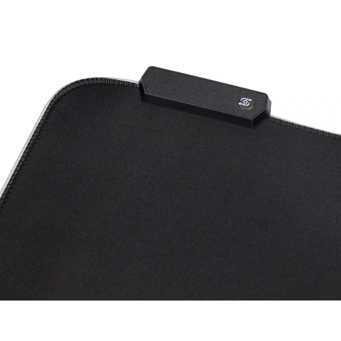 Q-connect Alfombrilla Gaming XXL con Iluminación LED RGB, Conexión USB, Base Antideslizante, Negra, 800x300x4 mm 5