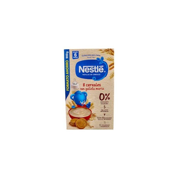 NESTLE Papilla 8 Cereales Galleta María 725g