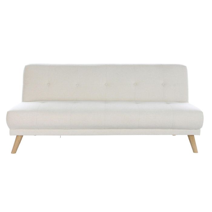 Sofa Cama Scandi DKD Home Decor Crema 80 x 76 x 172 cm