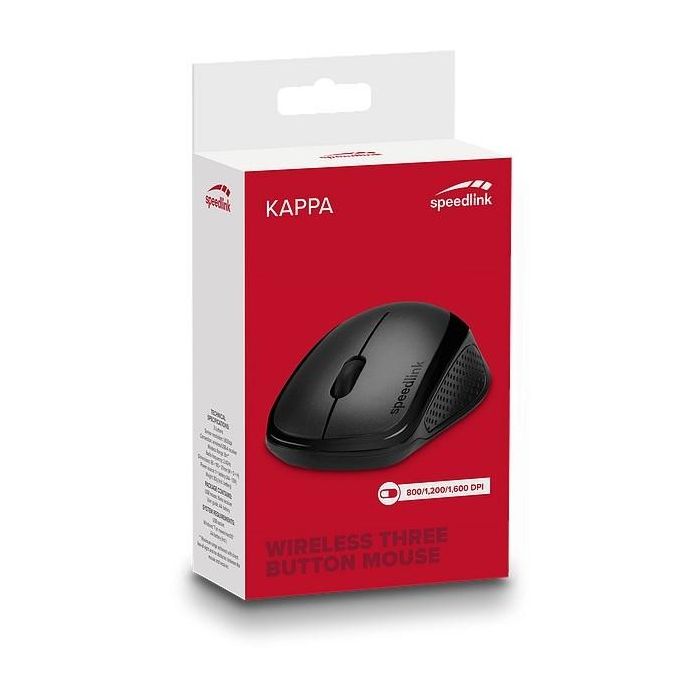 Speedlink Maus KAPPA. kabellos. schwarz retail 2 Speedlink Maus KAPPA. kabellos. schwarz retail 2