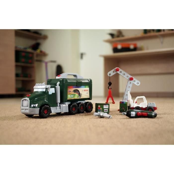 Bosch BOS4009847086402 Camión DIY de Juguete para Montar y Desmontar - Kit de Construcción Infantil con Herramientas y +80 Piezas 1
