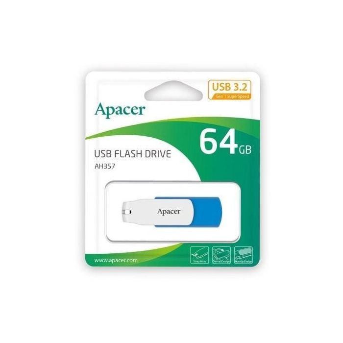 Pendrive 64GB Apacer AH357 USB 3.2 2 Pendrive 64GB Apacer AH357 USB 3.2 2