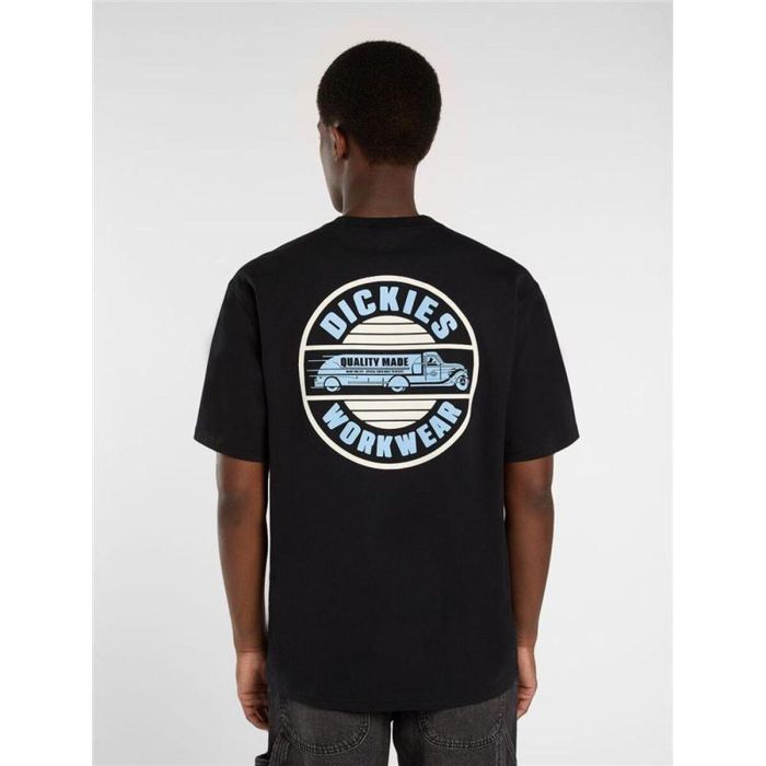 Camiseta de Manga Corta Hombre Dickies Circle Negro L 3