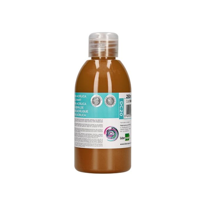 Pintura Acrilica Liderpapel Bote De 250 mL Marron 4