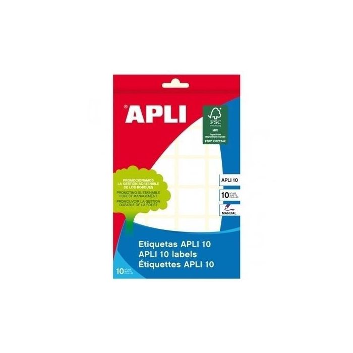 Apli Etiquetas Adhesivas 8x20 mm Escritura Manual C-Romos 70 X 10H Blanco Apli Etiquetas Adhesivas 8x20 mm Escritura Manual C-Romos 70 X 10H Blanco