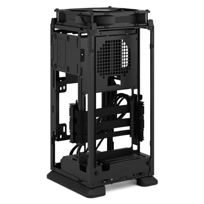 Fractal Design FRA7340172703938 - Caja PC Compacta Mood Black m-ITX con ventilador de 180mm y puerto USB 3.1 Tipo C 10