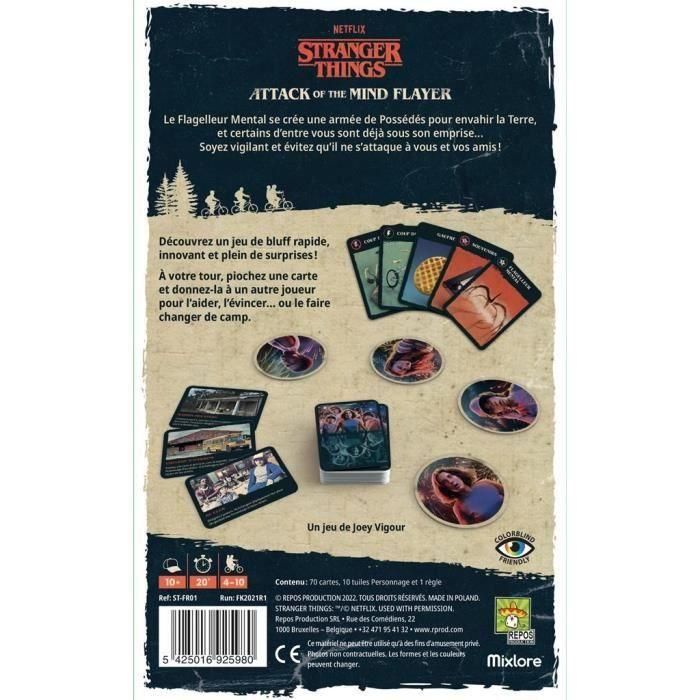 Asmodee ASMREPST01FR Stranger Things: Mind Flayer Juego de mesa 4 Asmodee ASMREPST01FR Stranger Things: Mind Flayer Juego de mesa 4