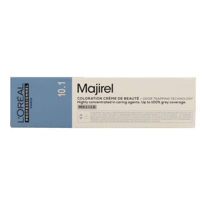 L'Oréal Majirel Tinte Permanente Ash 10.1 60ml - Ceniza Frío Profesional, Cobertura Total de Canas