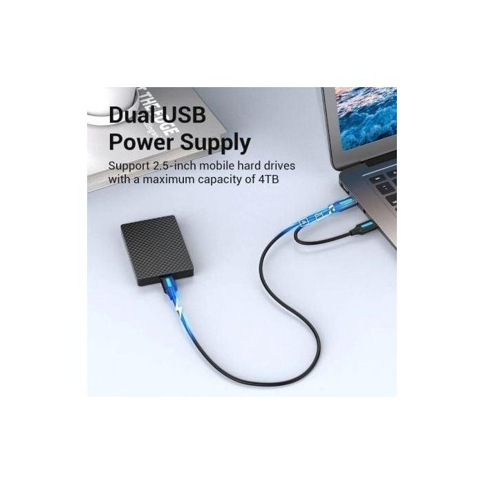 Cable USB 3.0 Vention CQPBF/ USB Macho - MicroUSB Macho/ USB 2.0 Macho/ 5Gbps/ 1m/ Negro 1 Cable USB 3.0 Vention CQPBF/ USB Macho - MicroUSB Macho/ USB 2.0 Macho/ 5Gbps/ 1m/ Negro 1