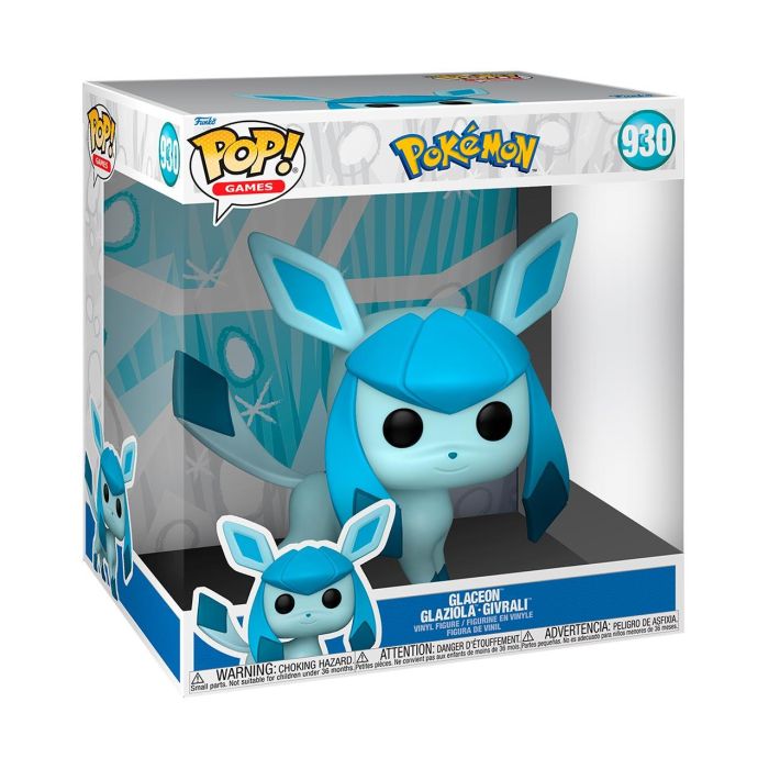 Funko Pop Super Sized Jumbo Pokemon Glaceon - Figura de Vinilo de 25cm con Caja Original 1 Funko Pop Super Sized Jumbo Pokemon Glaceon - Figura de Vinilo de 25cm con Caja Original 1