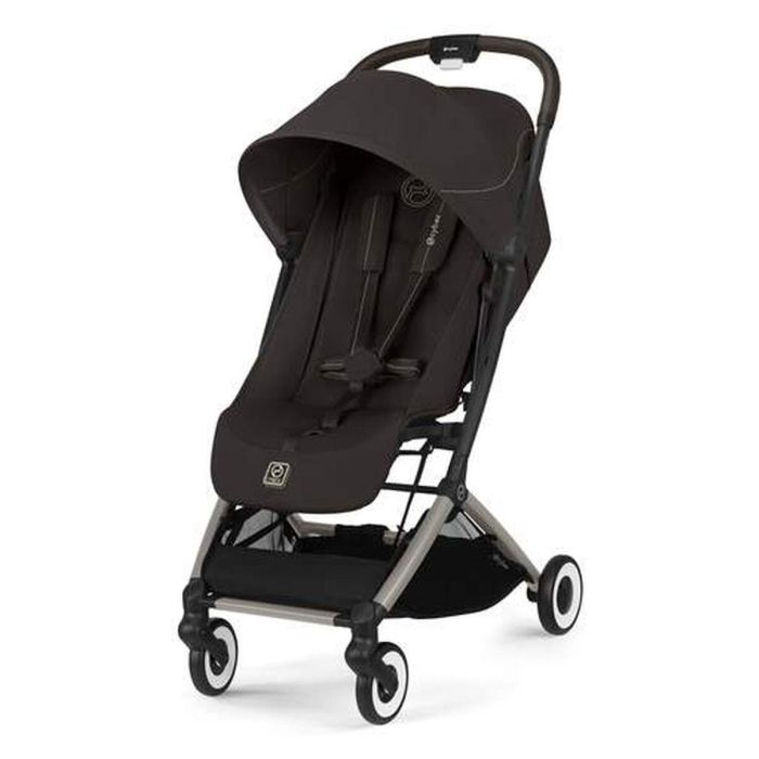 Cybex CYB4063846523368 Cochecito Ultracompacto Cómodo Orfeo 4 Ruedas Marrón Chocolate 8