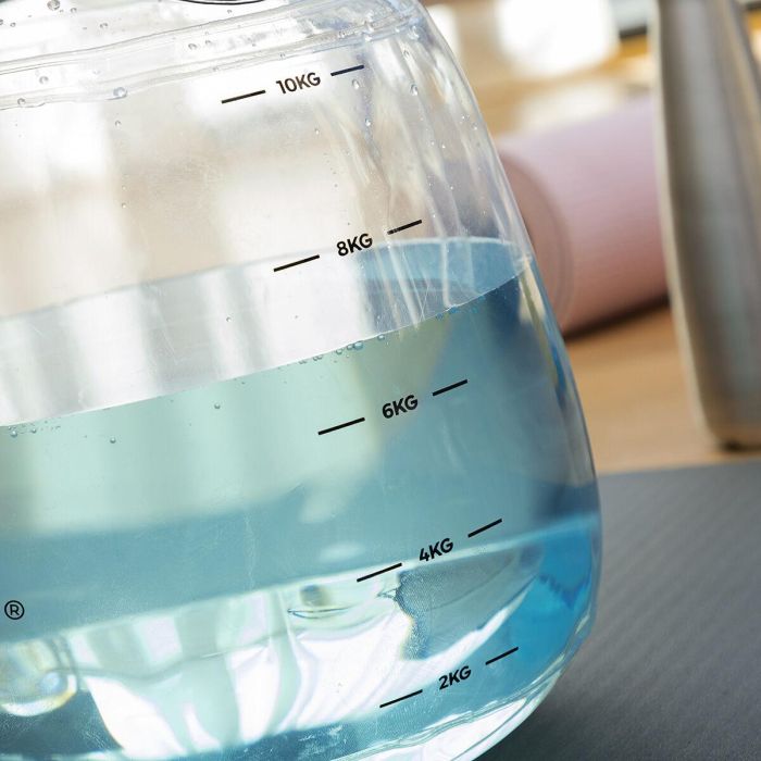 Pesa Rusa de Agua para Entrenamiento Fitness con Guía de Ejercicios Fibell InnovaGoods 11 Pesa Rusa de Agua para Entrenamiento Fitness con Guía de Ejercicios Fibell InnovaGoods 11