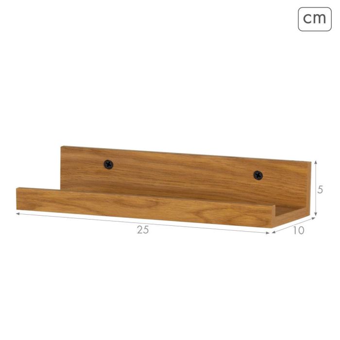 Estantes Max Home Madera MDF 25 X 5 X 10 CM (6 Unidades) 3 Estantes Max Home Madera MDF 25 X 5 X 10 CM (6 Unidades) 3