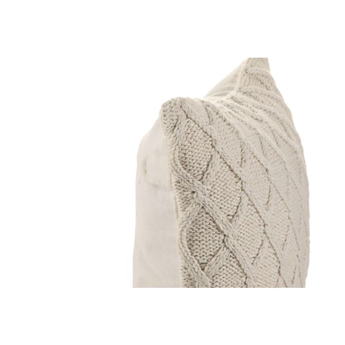 Cojin Boho DKD Home Decor Crudo 45 x 45 cm (2 Unidades) 1