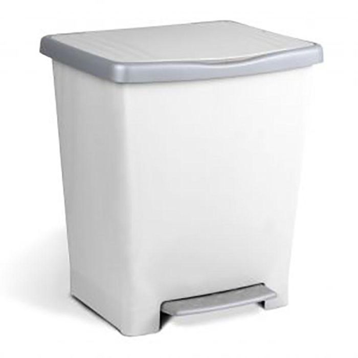 Tatay Millenium Cubo de Basura con Pedal de Plástico de 25 Litros para Hogar, Cocina, Oficina - Colores: Rojo, Azul, Gris, Blanco 0 Tatay Millenium Cubo de Basura con Pedal de Plástico de 25 Litros para Hogar, Cocina, Oficina - Colores: Rojo, Azul, Gris, Blanco 0
