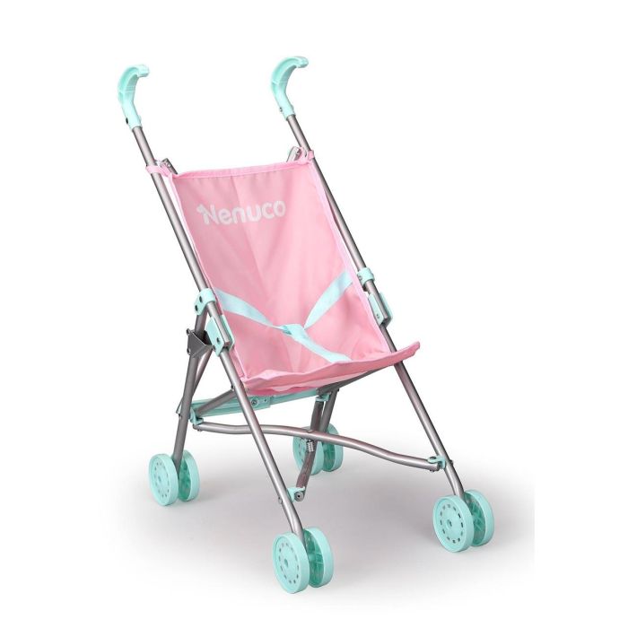 Nenuco Nfn31000 Sillita de Paseo de Metal Desplegable para Muñecos con Cinturón Ajustable Pastel Nenuco Nfn31000 Sillita de Paseo de Metal Desplegable para Muñecos con Cinturón Ajustable Pastel