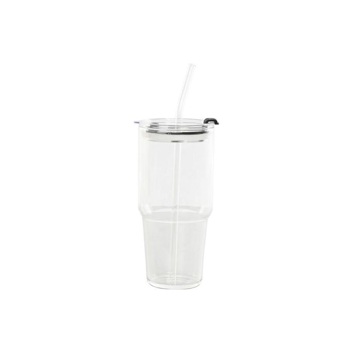 Vaso Basicos DKD Home Decor Transparente 9 x 17.5 x 9 cm Vaso Basicos DKD Home Decor Transparente 9 x 17.5 x 9 cm