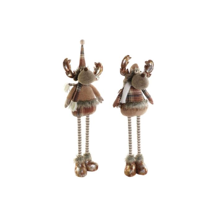 Figura DKD Home Decor Marron 17 x 48 x 18 cm (2 Unidades) 3