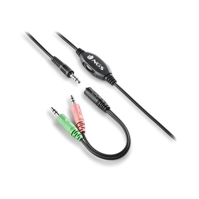 NGS MSX10PRO Auriculares estéreo supraurales con Micrófono ajustable, Jack 3.5mm, control de volumen, para PC/Consolas PS/Xbox, Negros 3 NGS MSX10PRO Auriculares estéreo supraurales con Micrófono ajustable, Jack 3.5mm, control de volumen, para PC/Consolas PS/Xbox, Negros 3