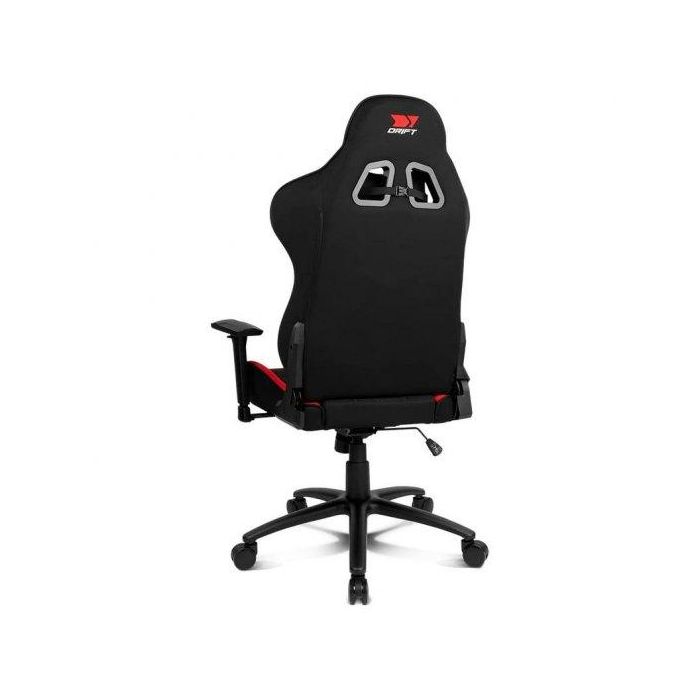 DRIFT DR110BR Silla Gaming Butaca para Jugar Asiento Acolchado Negro, Rojo 5