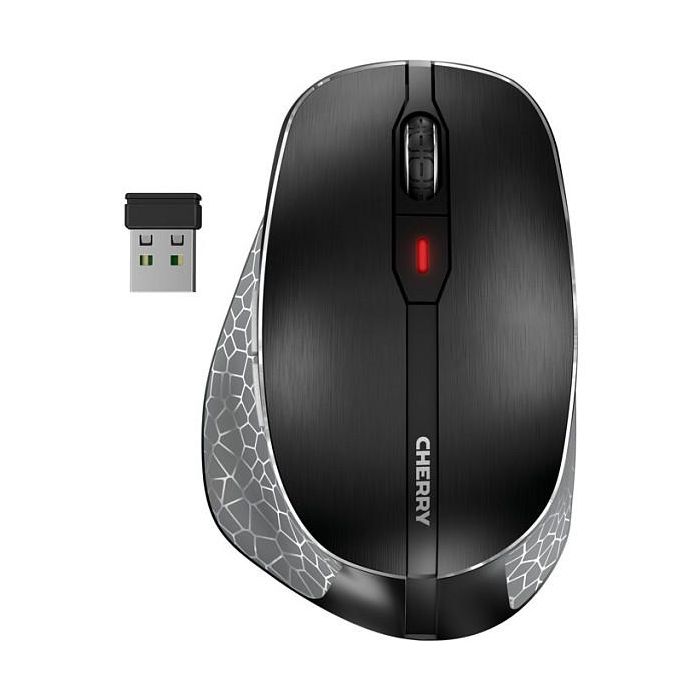 Cherry Ratón Inalámbrico MW 8C ERGO Óptico Bluetooth Negro Gris Ergonómico 3000 DPI Cherry Ratón Inalámbrico MW 8C ERGO Óptico Bluetooth Negro Gris Ergonómico 3000 DPI