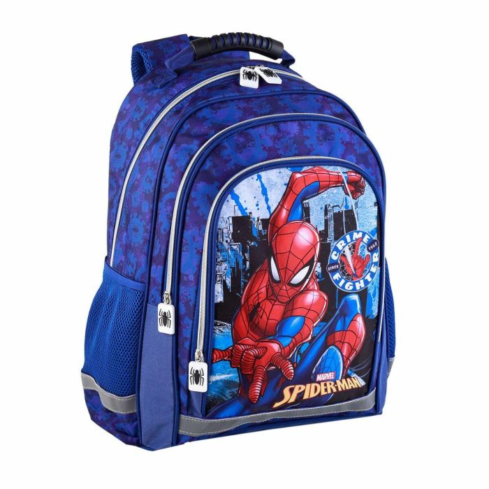 Mochila spiderman doble compartimento adaptable a carro 41,5 x 30 x 17 cm. 2 Mochila spiderman doble compartimento adaptable a carro 41,5 x 30 x 17 cm. 2
