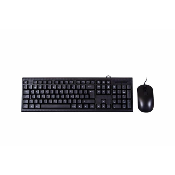 Teclado y Ratón CoolBox Negro Qwerty Español 5 Teclado y Ratón CoolBox Negro Qwerty Español 5