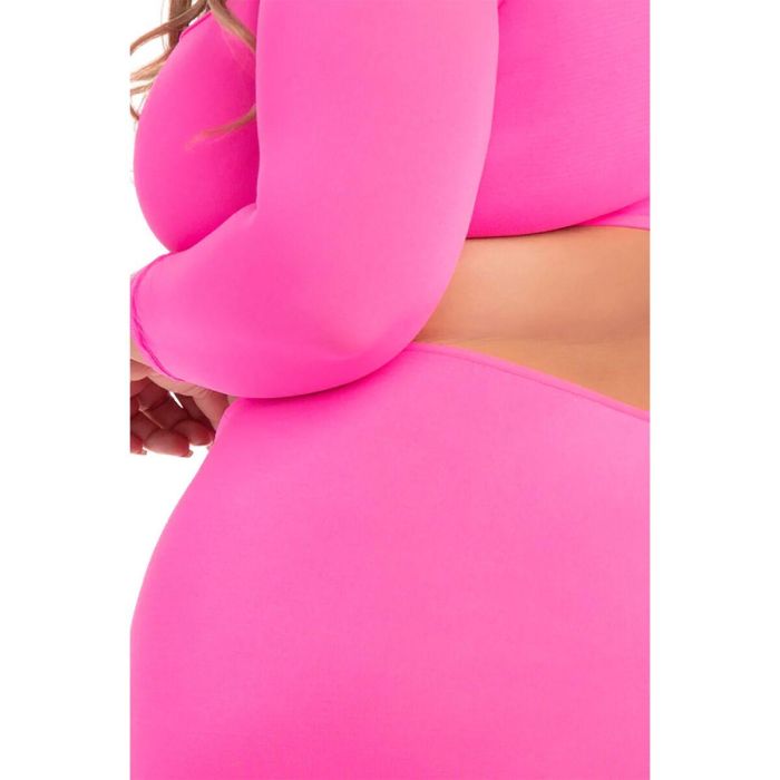 Conjunto de Lencería Pink Lipstick Rosa (3XL/4XL) 2