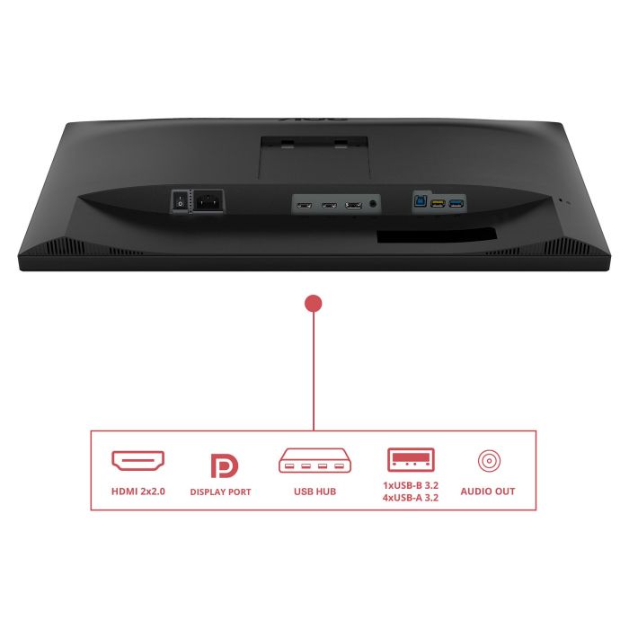 AOC U27E3UF Monitor 27" 4K Ultra HD IPS 4ms Negro 8