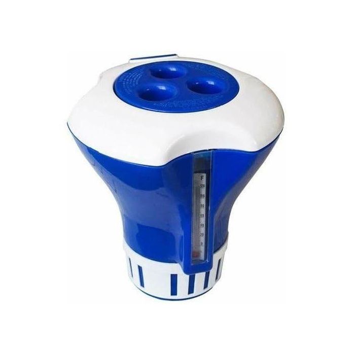 Bsi BSI5420046644931 Flotador y Termómetro para Piscina Azul/Blanco de Plástico 20x17x25cm 1