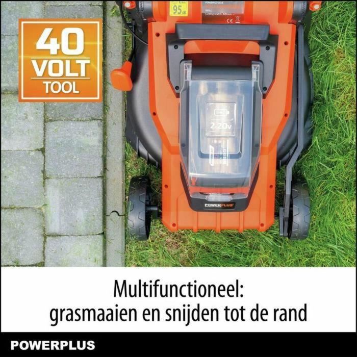 PowerPlus Dual Power POWDPGLWS2 Cegador de césped 40V, 420mm Ø, batería y cargador incluidos 4