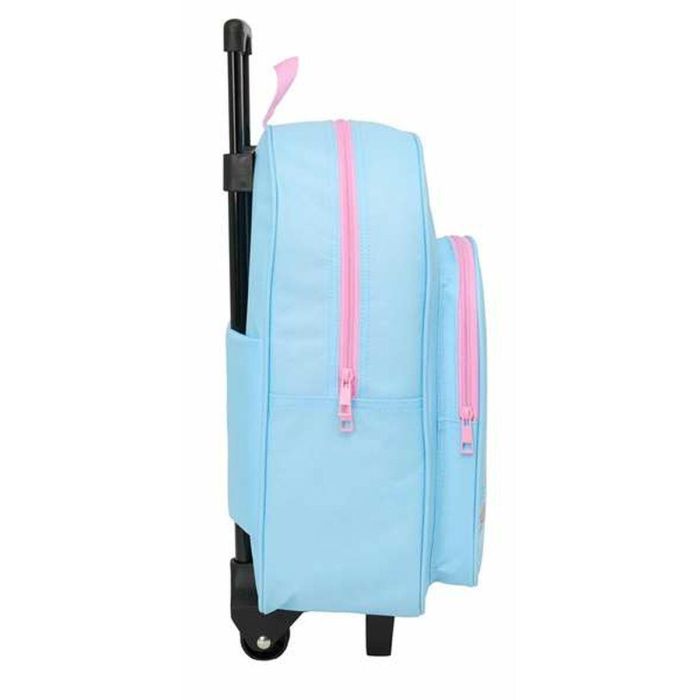 Safta Mochila grande con ruedas Frozen 32x42x14cm para niños a partir de 3 años 4