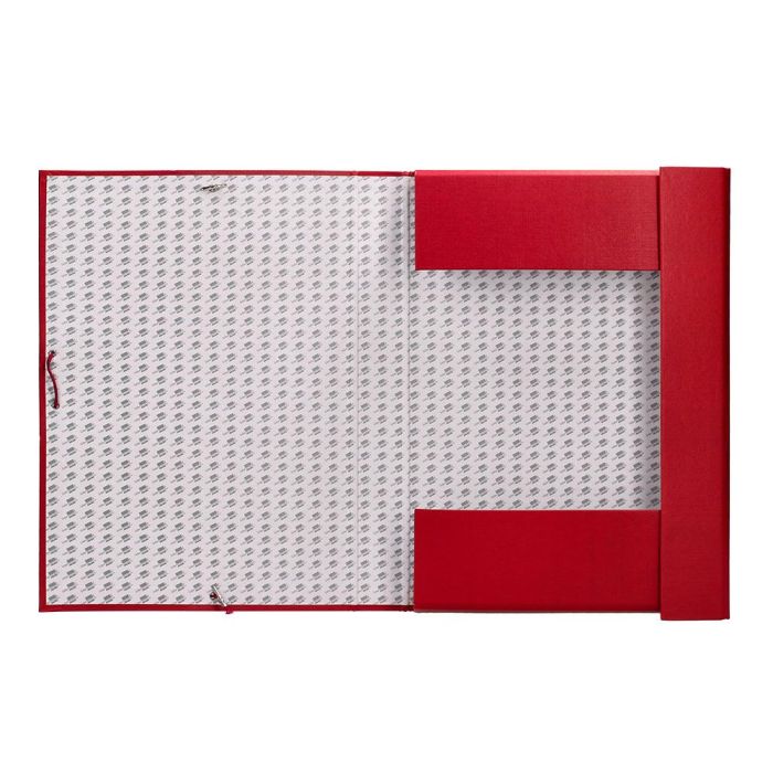 Carpeta Proyectos Liderpapel Folio Lomo 90 mm Carton Forrado Roja 7