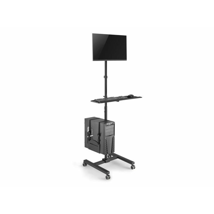 Equip Soporte Suelo Con Ruedas Estación Trabajo Móvil 650171 para Monitor 17"-32" VESA 100x100 5 Equip Soporte Suelo Con Ruedas Estación Trabajo Móvil 650171 para Monitor 17"-32" VESA 100x100 5