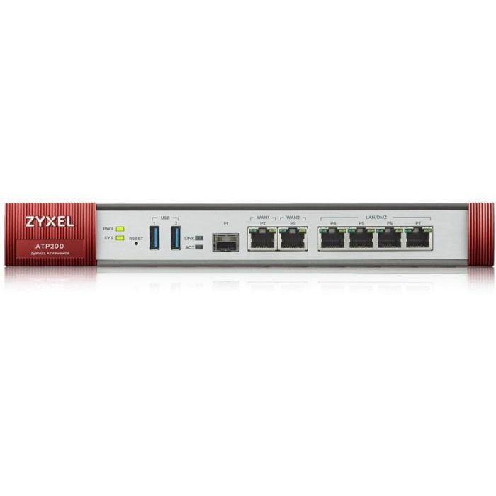 Zyxel ATP200 Firewall con 1 Año Security GOLD Pack, Rendimiento 2 Gbit/s, VPN 0.5 Gbit/s, UTM 450 Gbit/s 2 Zyxel ATP200 Firewall con 1 Año Security GOLD Pack, Rendimiento 2 Gbit/s, VPN 0.5 Gbit/s, UTM 450 Gbit/s 2