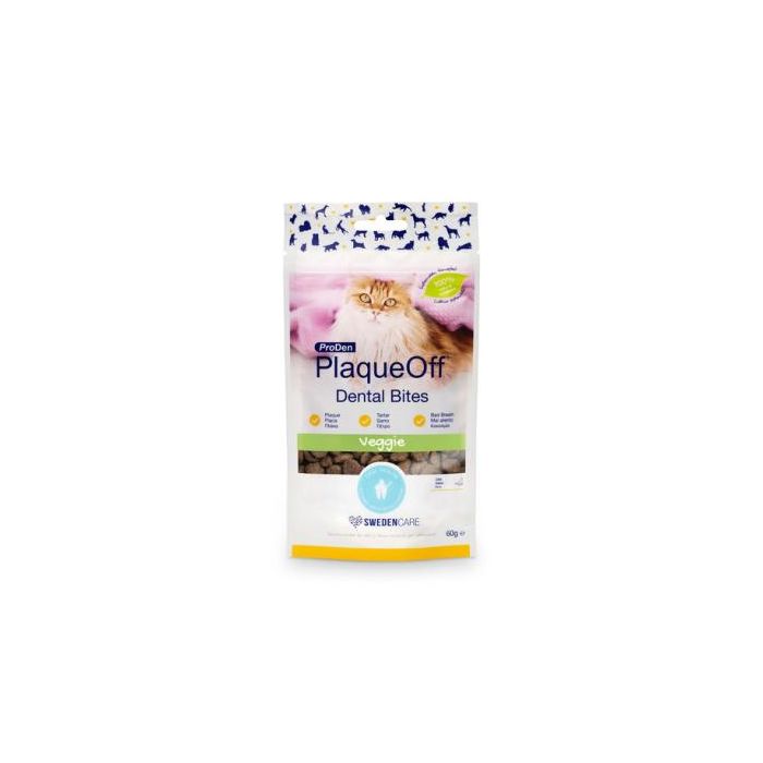 Proden Plaqueoff Dental Bites 60 g para Gatos - Complemento Alimenticio Natural Proden Plaqueoff Dental Bites 60 g para Gatos - Complemento Alimenticio Natural