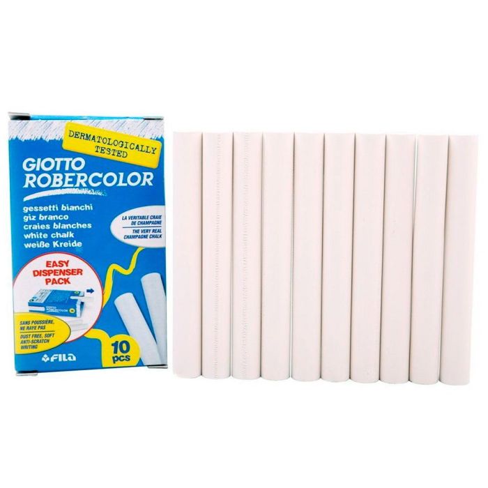 Giotto Tizas Robercolor Antipolvo Blanco Caja 10 Ud 2